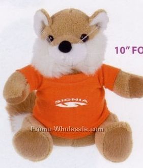 10" Extra Soft Stuffed Fox