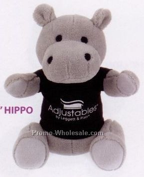 10" Extra Soft Stuffed Hippo