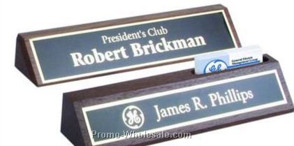 10" Walnut Name Plates