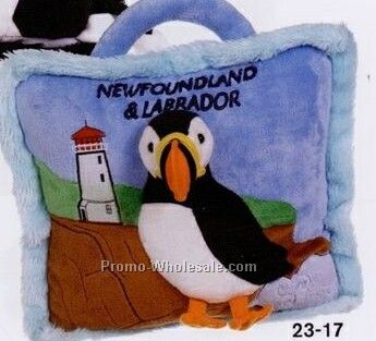 11" Puffin Pillow