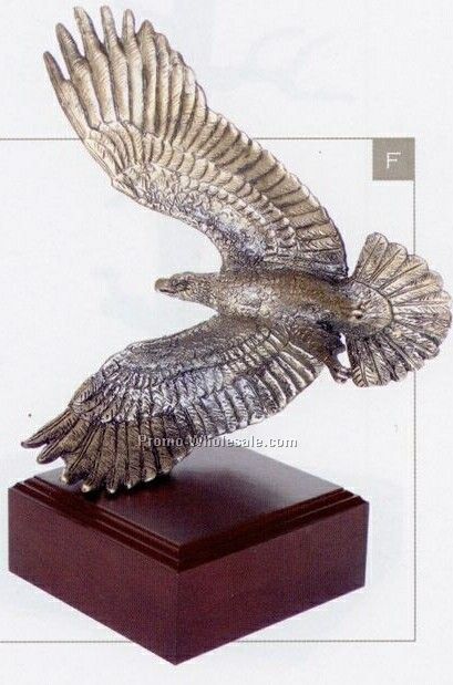 12" Above & Beyond Soaring Eagle Sculpture