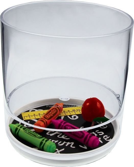 12 Oz. Teacher With Class Compartment Tumbler Cup