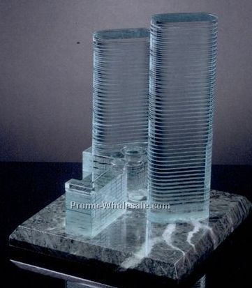 12"x10"x10" Skyline Replicas W/ Base