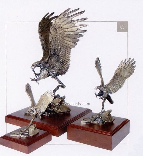 13" Dead Aim Eagle Sculpture