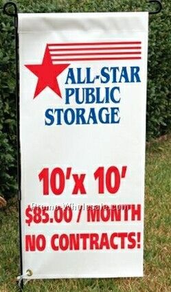 14"x30" Digital Printed Ground Banner