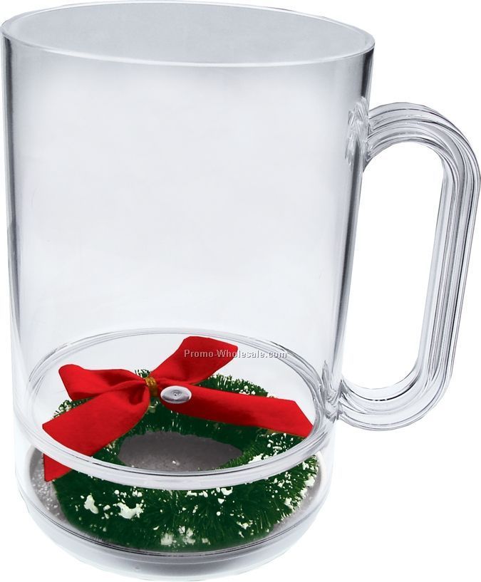 16 Oz. Happy Holidays Compartment Mug