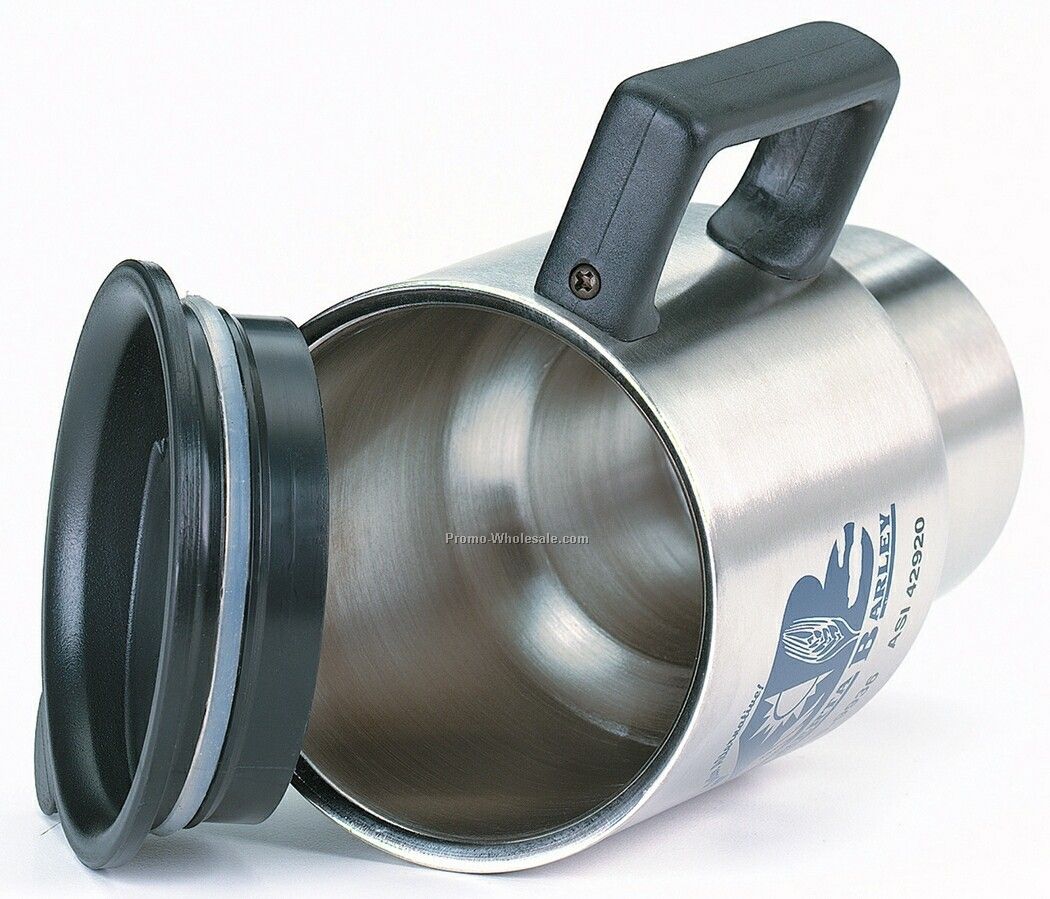 16 Oz. Stainless Steel Insulated Car Mug