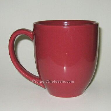 16 Oz Bistro Ceramic Mug (Maroon)