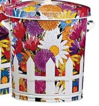 17-3/4"x23" 20 Gallon Design Tins - Wildflower By Dk