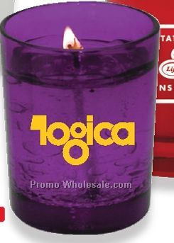 2 Oz. Glass Colored Round Votive Candle