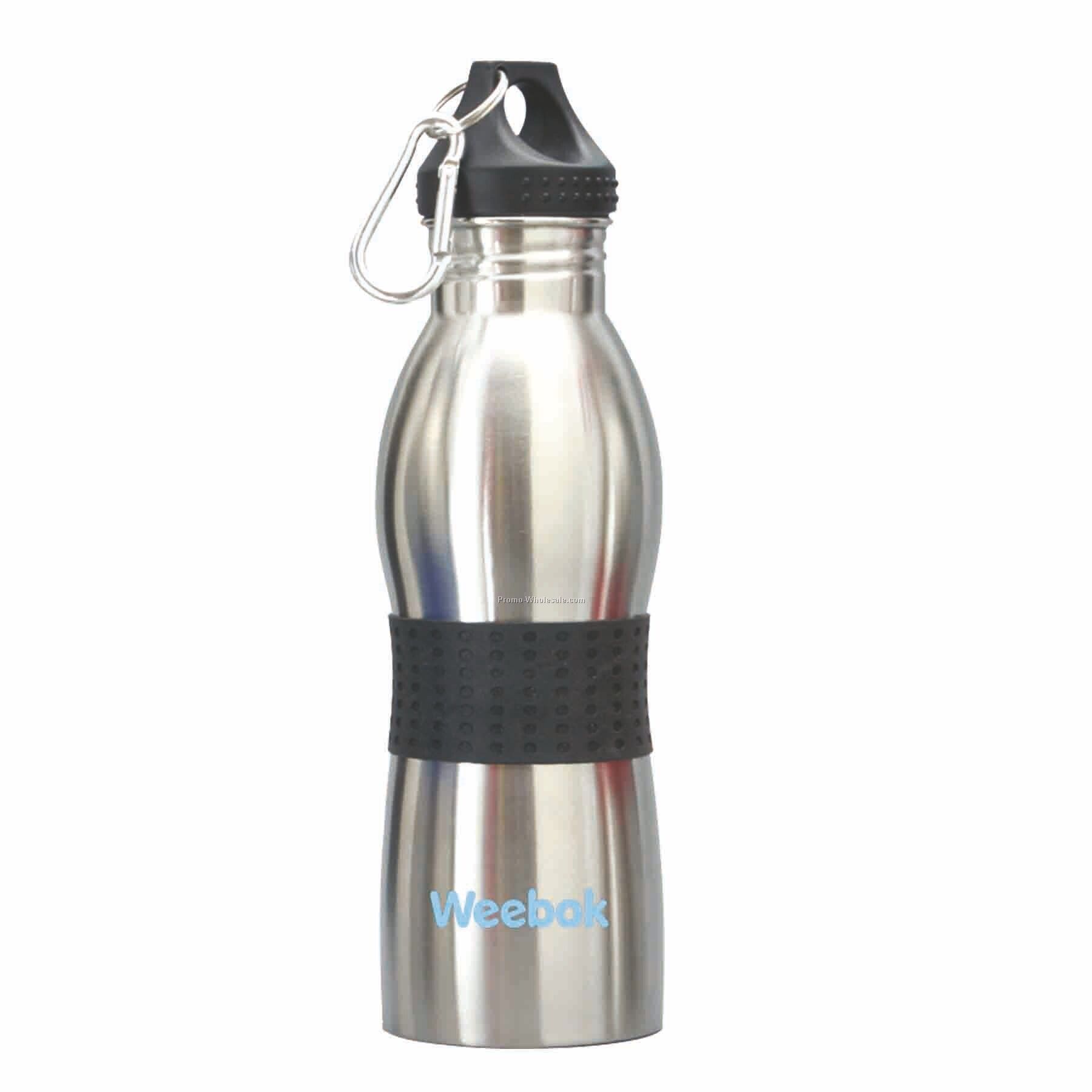 20 Oz Stainless Steel Bottle, Black