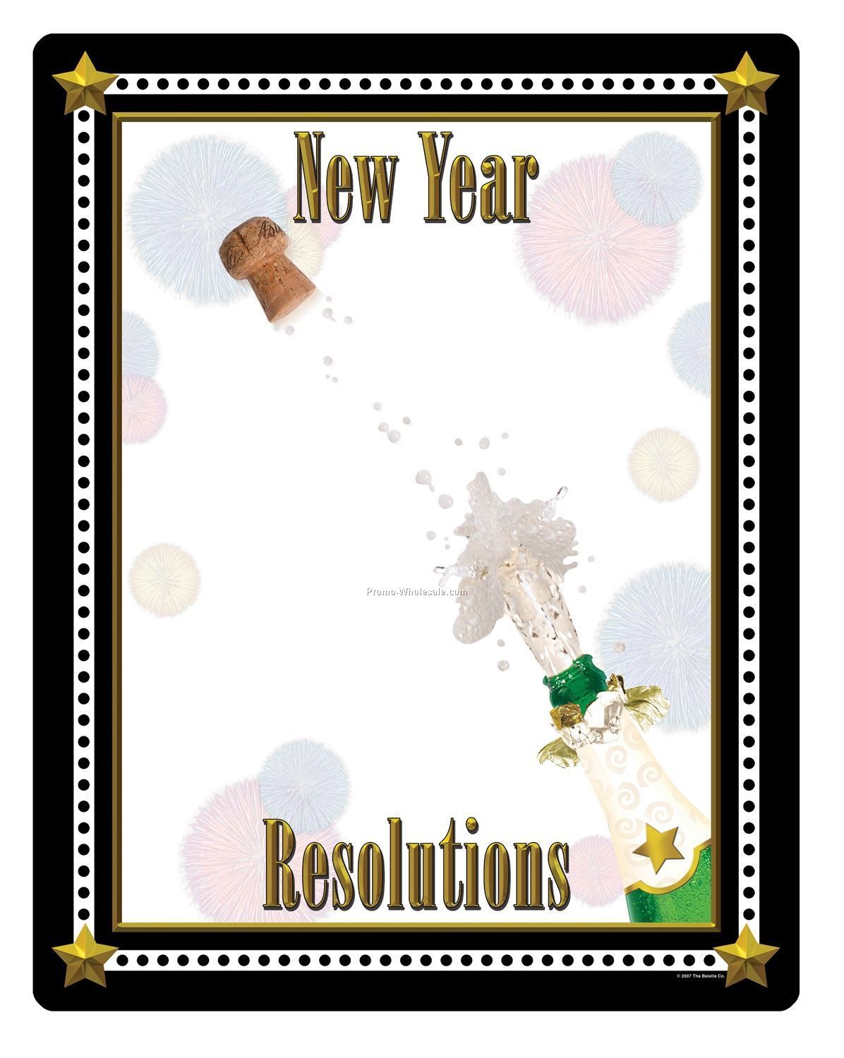 23"x18" New Year Resolution Partygraph