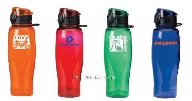 24 Oz. Flip Top Polycarb Sport Bottle