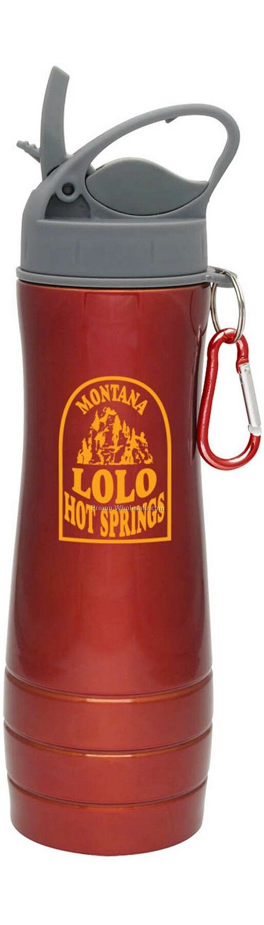 25 Oz. Maui Stainless Steel Bottle (Red)