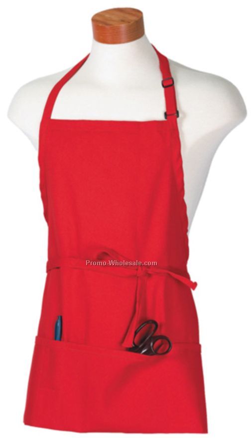 3 Pocket Adjustable Bib Apron