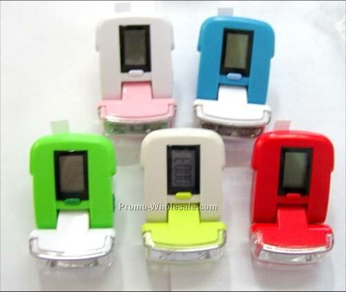 3-led Flashlight Pedometer