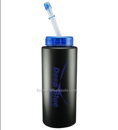 32 Oz. Sport Bottle With Straw And Tip Lid