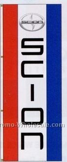 3'x8' Stock Double Face Dealer Rotator Logo Flags - Scion
