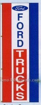 3'x8' Stock Single Face Dealer Rotator Logo Flags - Ford Trucks