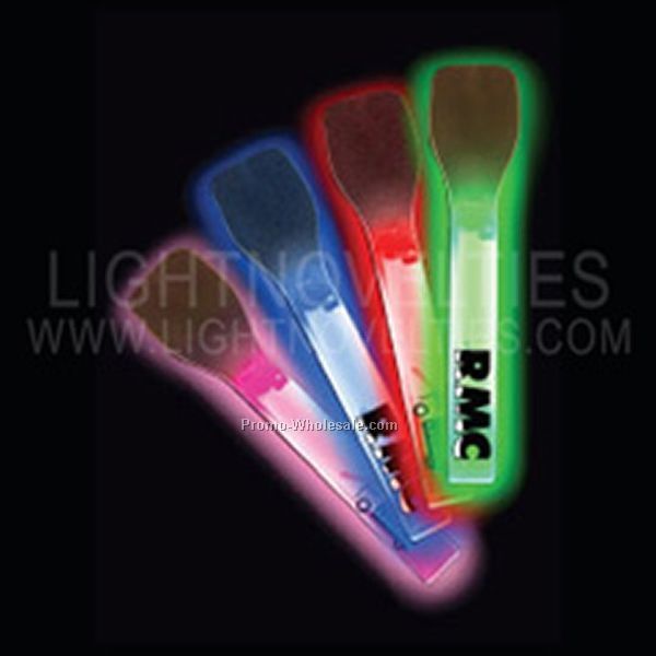 4" Glow Ice Cream Spoon - Red