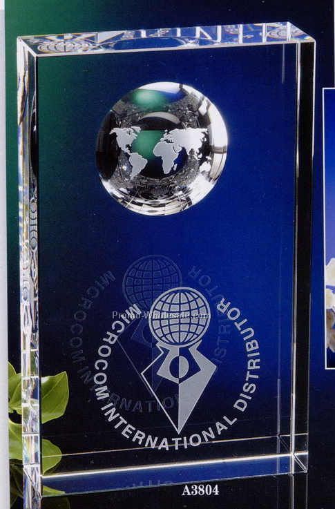 4-1/4"x3-1/2" Optimaxx Globe Tower Award