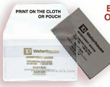 4"x7" 100% Microfiber Lens Cleaning Cloth