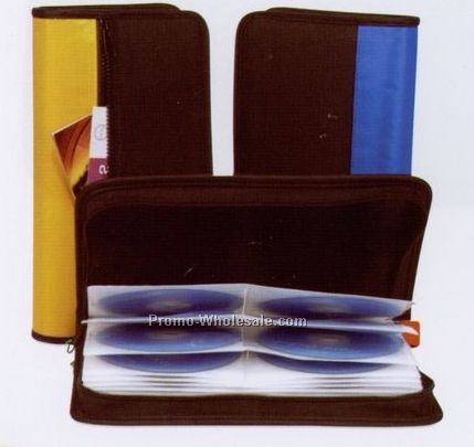 48 Capacity CD / DVD Leatherette Carry Case (1 Color)