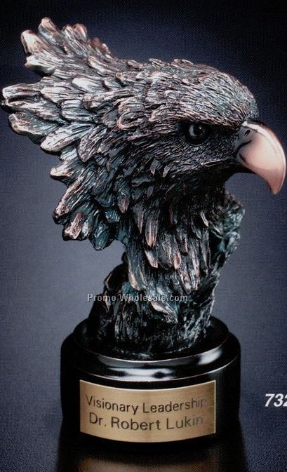 5-1/2" Bronze Eagle Head 5-1/2"