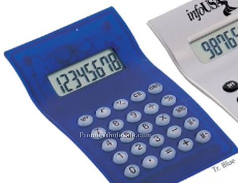 5-1/2"x3-1/2"x1/4" Wave Desk Calculator