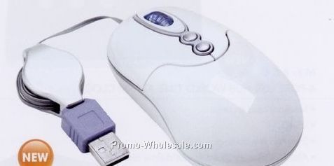 5 Key USB Laser Mouse W/ Programmable Button Function