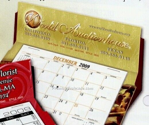 5600 Rite-a-date Desk Calendar (Red Trim) - After June 1