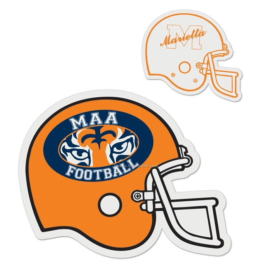 6" Football Helmet Die Cut Vehicle Magnet