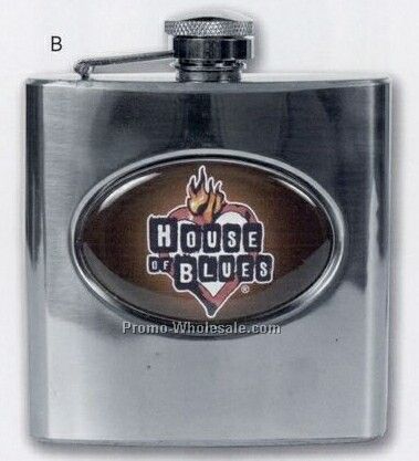 6 Oz. Stainless Steel Hip Flask