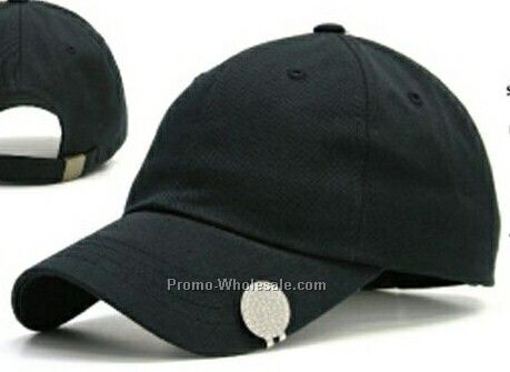 6-panel Un Constructed Polo Golf Marker Cap