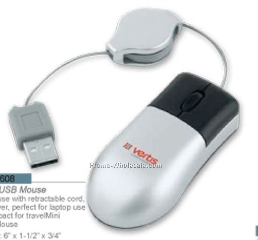 6"x1-1/2"x3/4" Optical USB Mouse