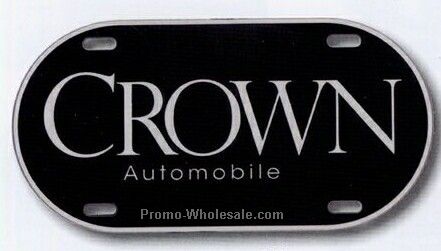 6"x12" Oblong Elite 3d License Plate