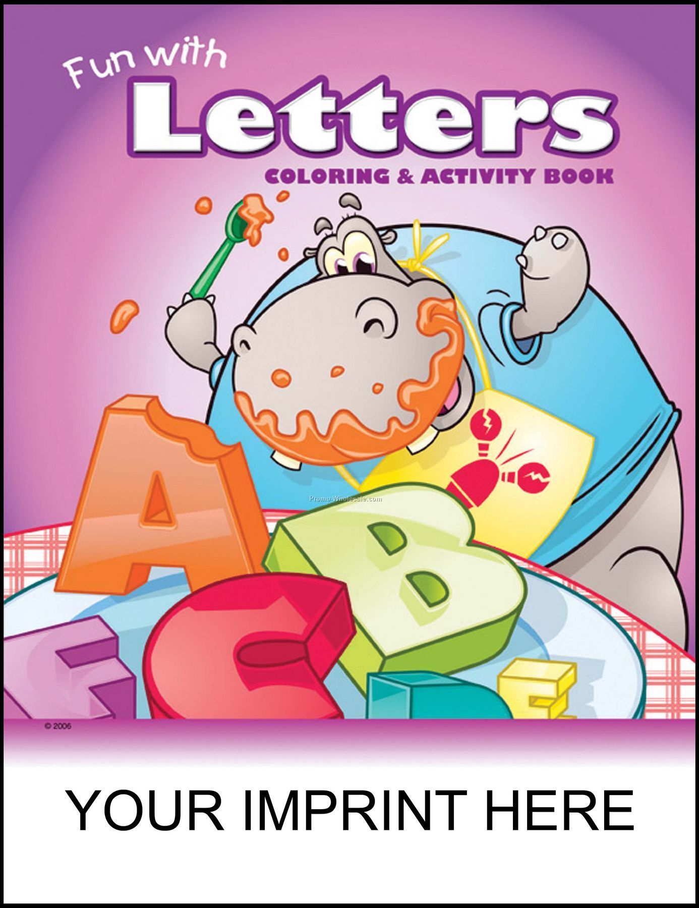 8-3/8"x10-7/8" Fun With Letters Coloring & Activity Book