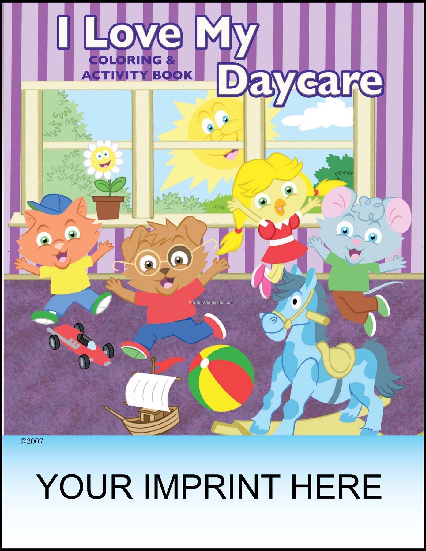 8-3/8"x10-7/8" I Love My Daycare Coloring & Activity Book