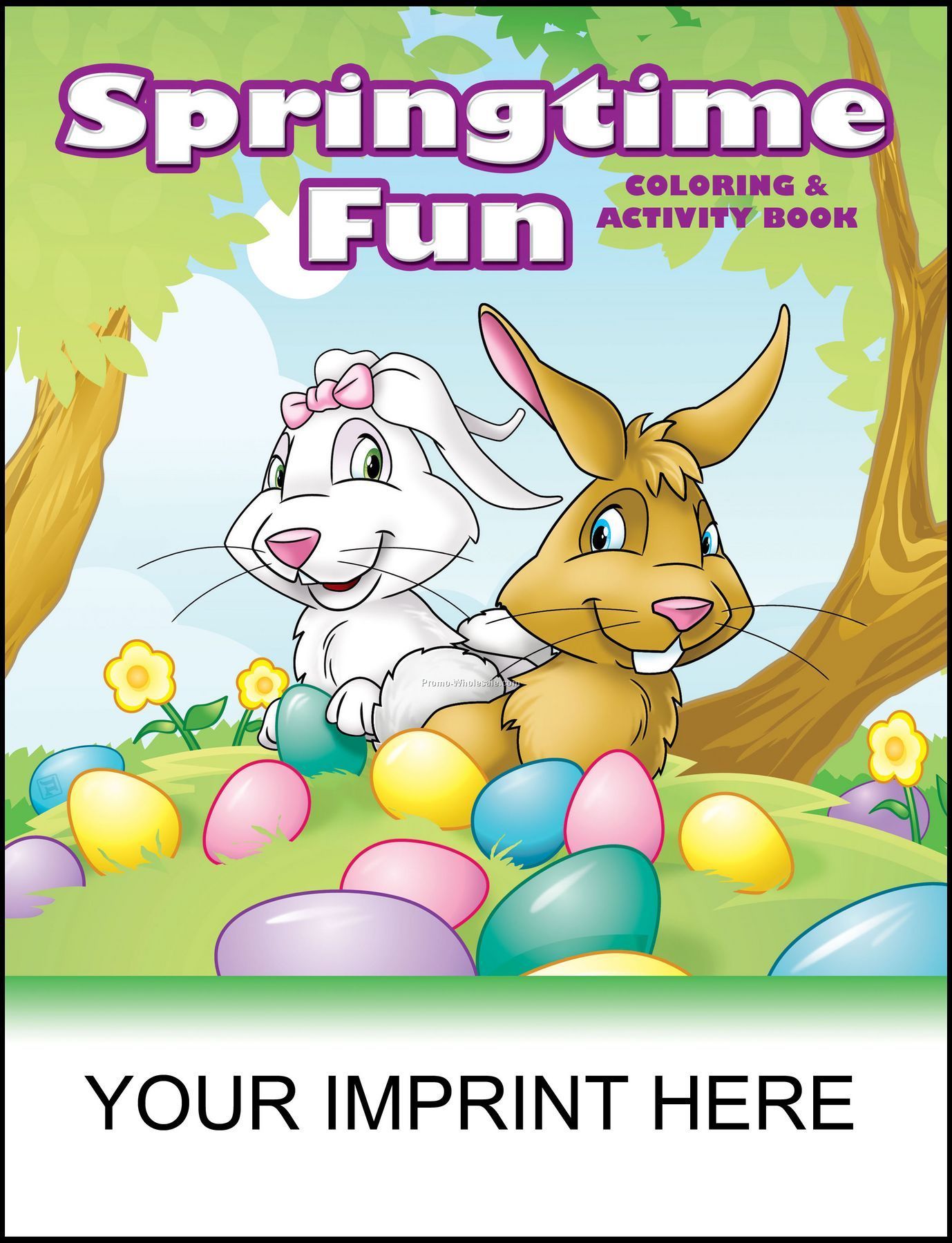 8-3/8"x10-7/8" Springtime Fun Coloring & Activity Book