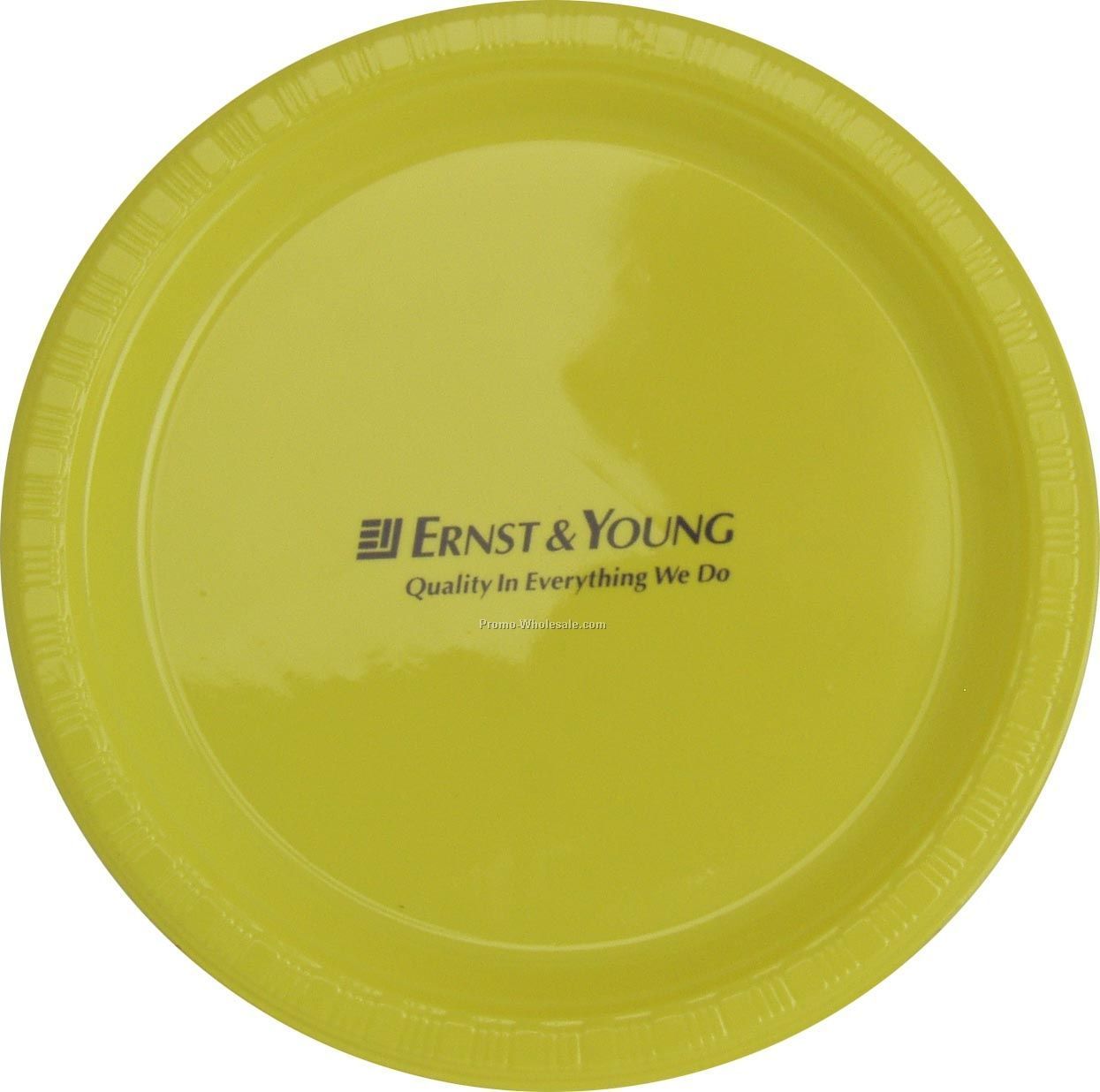 9" Mimosa Yellow Colorware Paper Plate