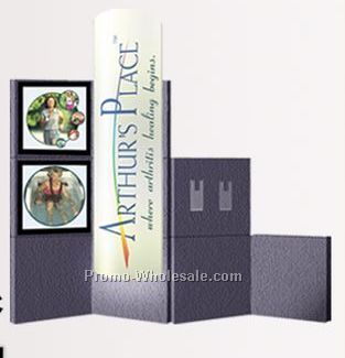 9-panel Modular Display System (4 Solid, 2 Light Box, 1 Bubble Mural)