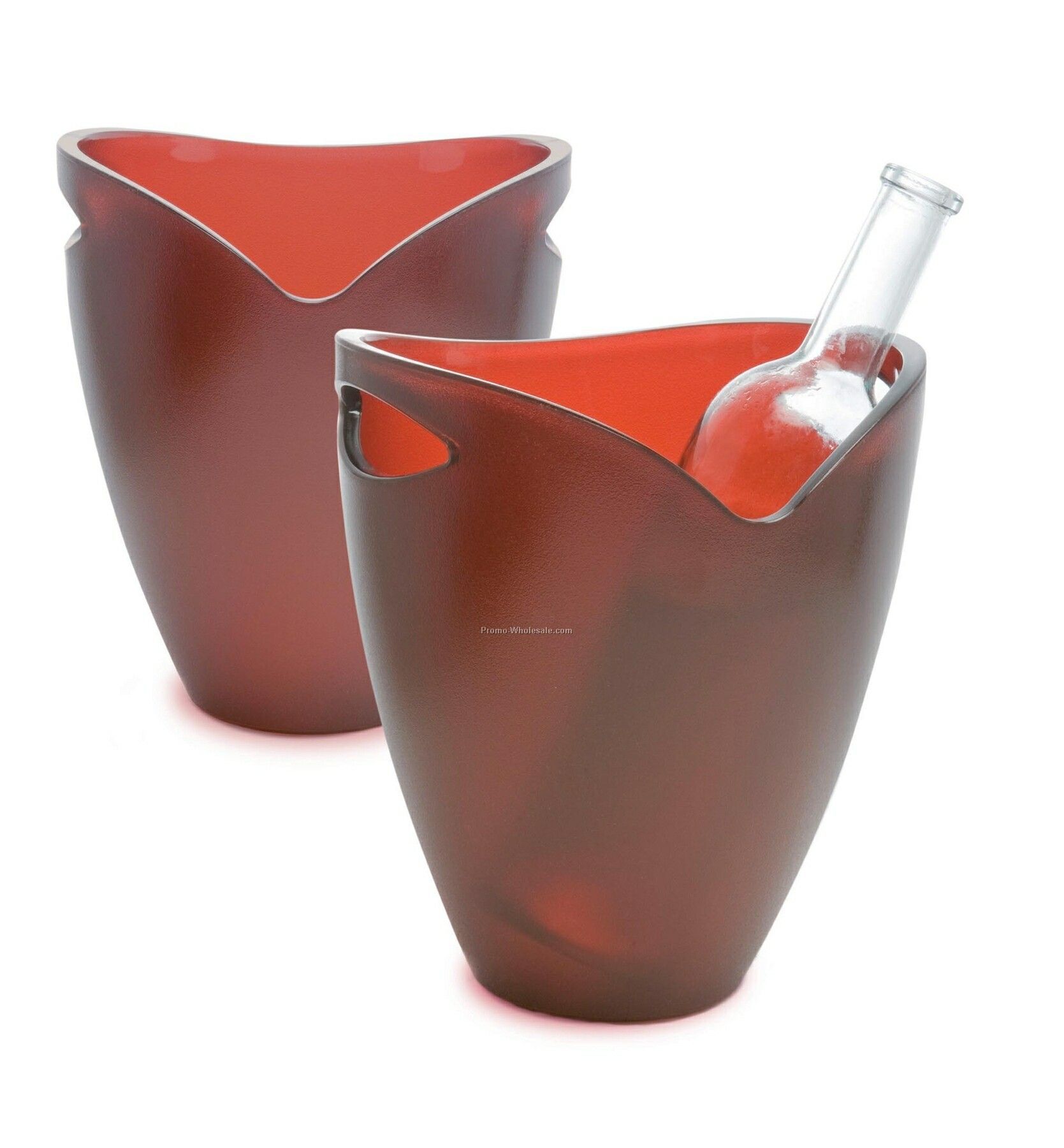Acrylic Ice Bucket - Red