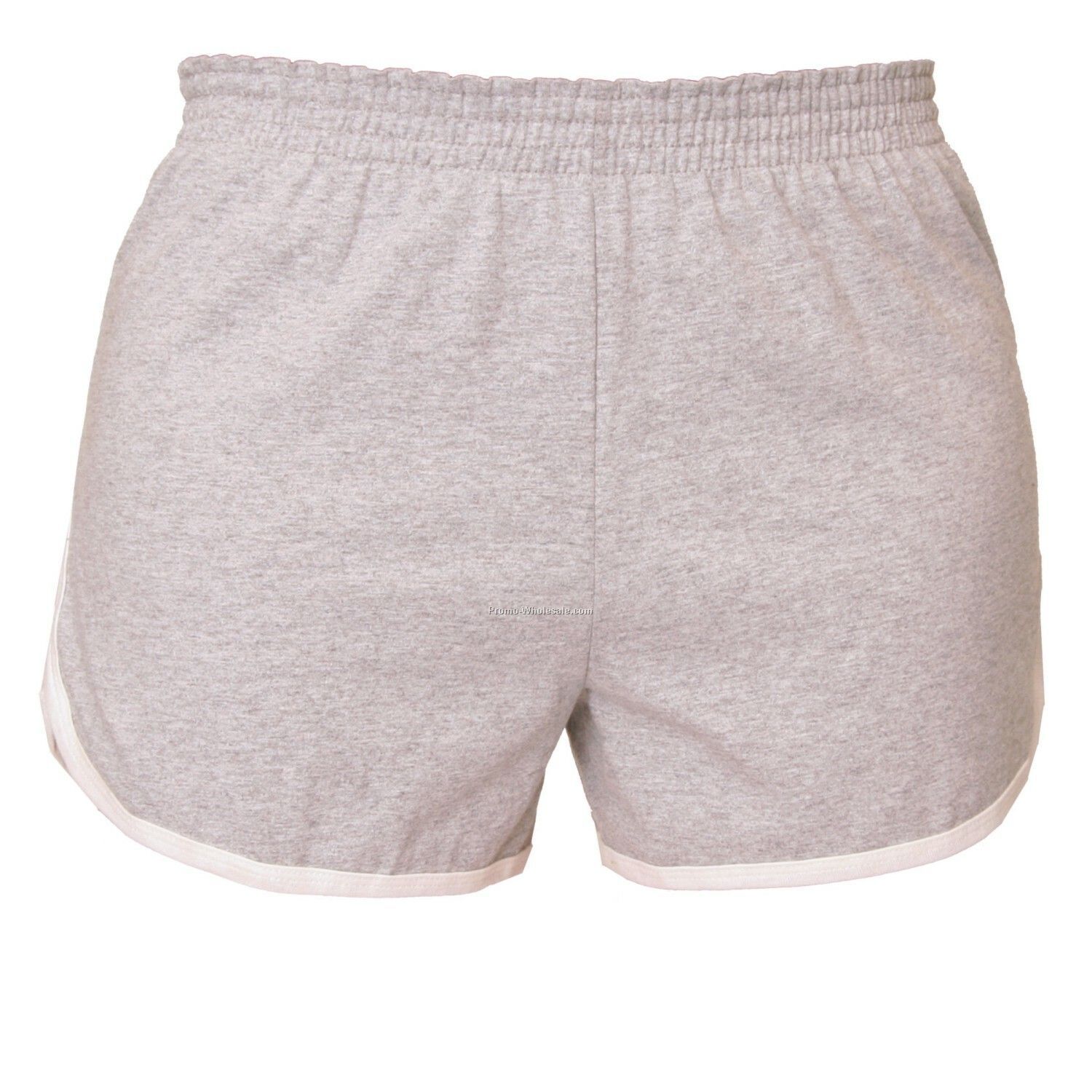 Adults' Heather Grey Retro Shorts (Xs-xl)
