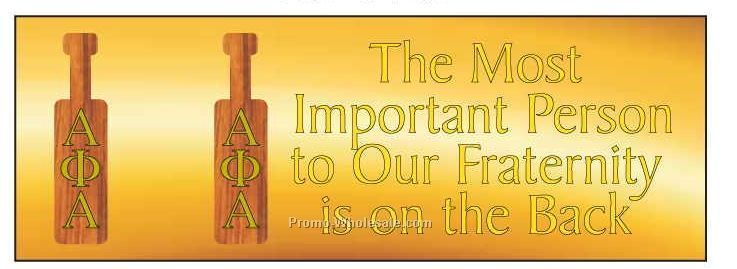 Alpha Phi Alpha Fraternity Paddle Panoramic Photo Hand Mirror