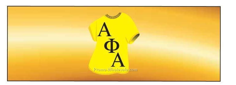 Alpha Phi Alpha Fraternity Shirt Panoramic Badge W/ Metal Pin