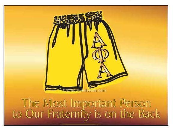 Alpha Phi Alpha Fraternity Shorts Photo Hand Mirror (2-1/2"x3-1/2")