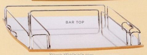 Bar Top For Serving Cart (Walnut Finish)