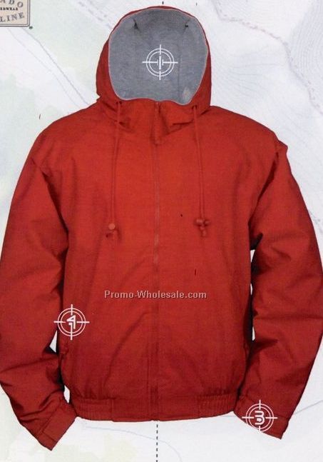 Boulder Hooded Microfibre/Cotton Fleece Lined Jacket (2xl-6xl)