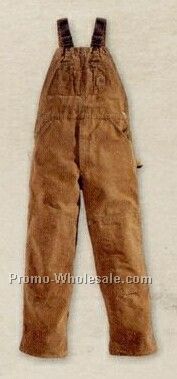 Carhartt Sandstone Bib Unlined Overall (30"-36" Ins, 30"-50" Waist)