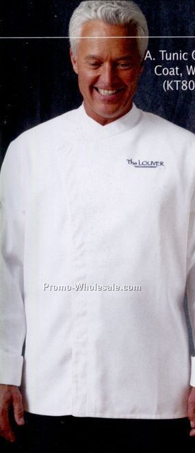 Chef Designs Tunic Chef Unisex Coat (S-xl)